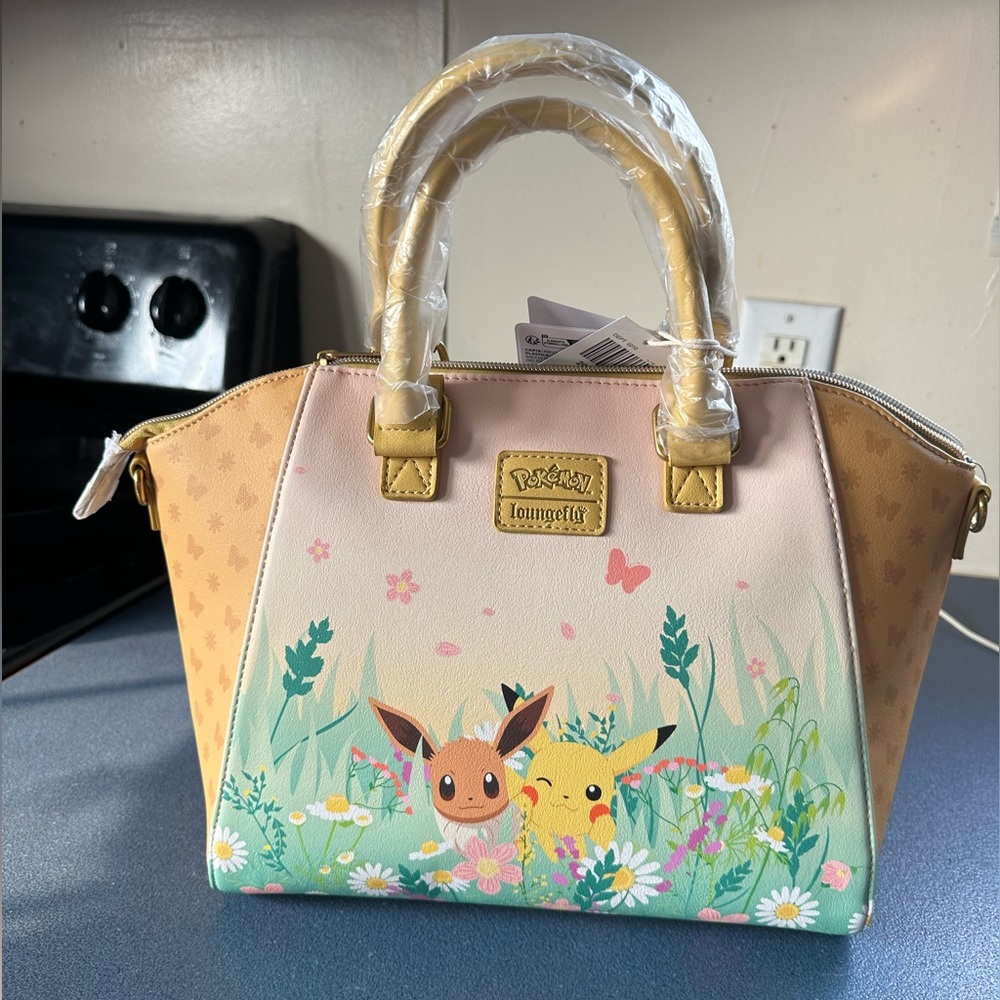 Loungefly Pokémon Pikachu & Eevee Purse NWT